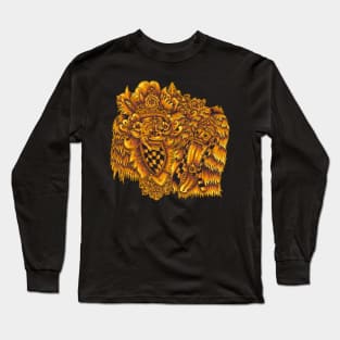 Barong vs Rangda Illustration Long Sleeve T-Shirt